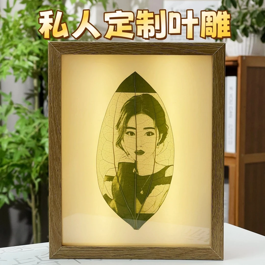 （带灯三色变光充电款）纪念回忆生日礼物定制情人节送女友送闺蜜