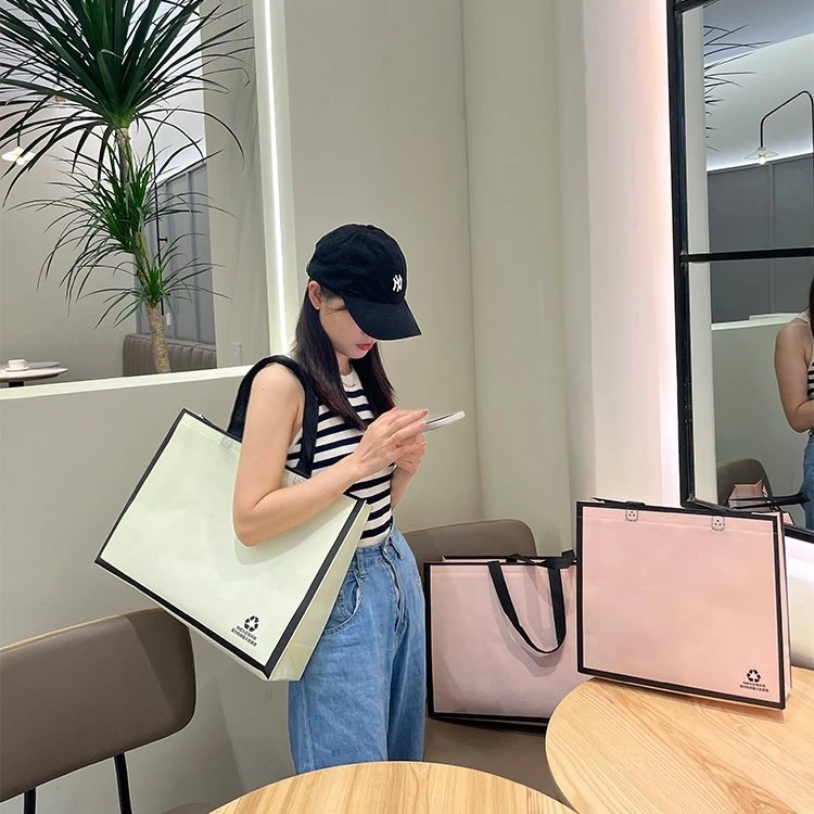 无纺布环保服装店打包衣服用包装袋礼品礼物高档手提袋子定制批发