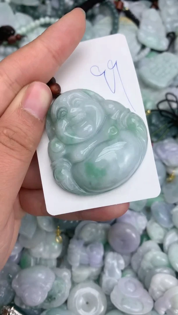 【闪购商品】翡翠颈饰未镶嵌天然缅甸A货翡翠吊坠