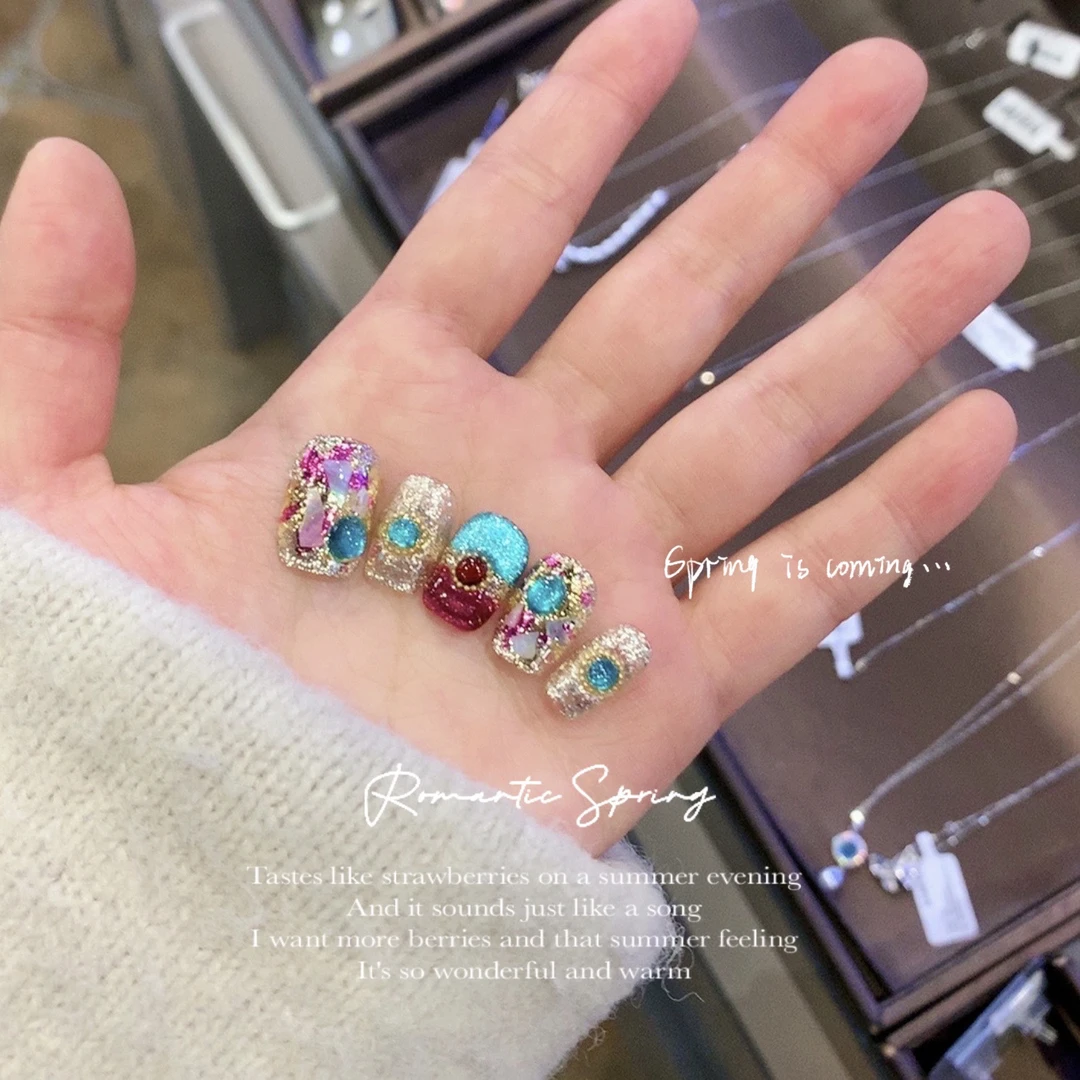 【碎玉轩】292大小姐 高端手工穿戴甲10片