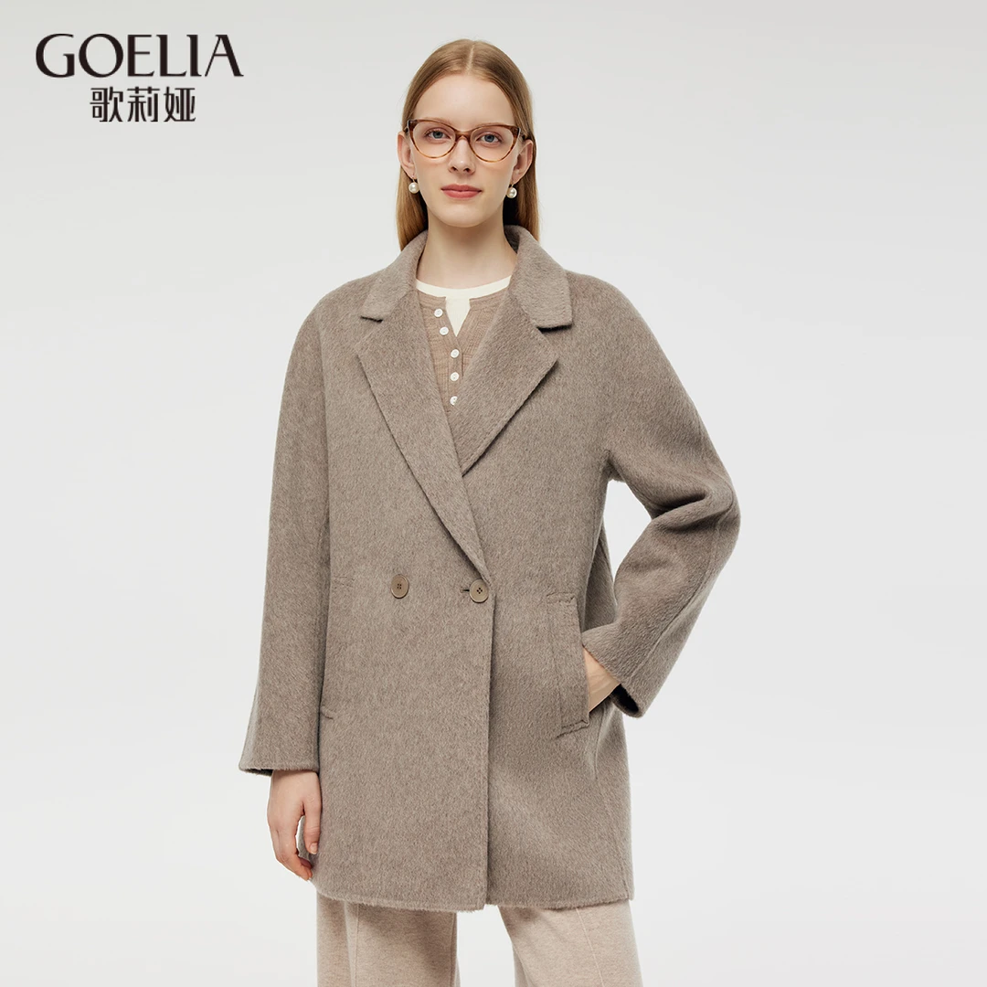 歌莉娅新品  双面呢外套  1CCC6E0U0