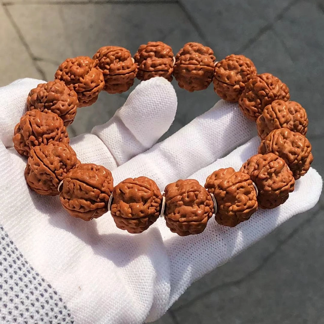 六瓣帝王花金刚菩提手串17左右尺寸