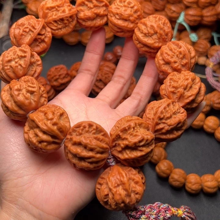 文玩核桃手串马*族五爪金龙最小的