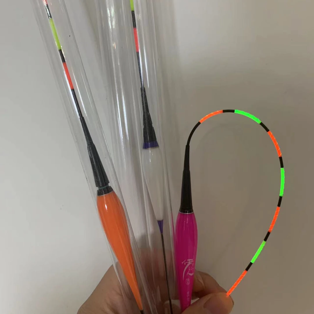 《送电池》电子浮漂 日夜两用夜光漂 不变色 票型 颜色吃铅随机