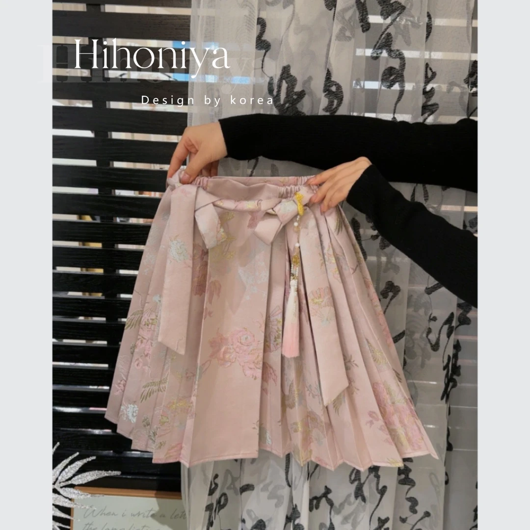 【虞美人马面裙】Hihoniya~2024秋冬新国风马面裙