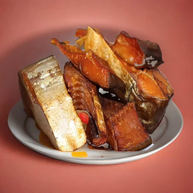 【新店抢】腊涟鱼块烟熏特色鲢鱼块柴火味道精选农家湖南土特产干货