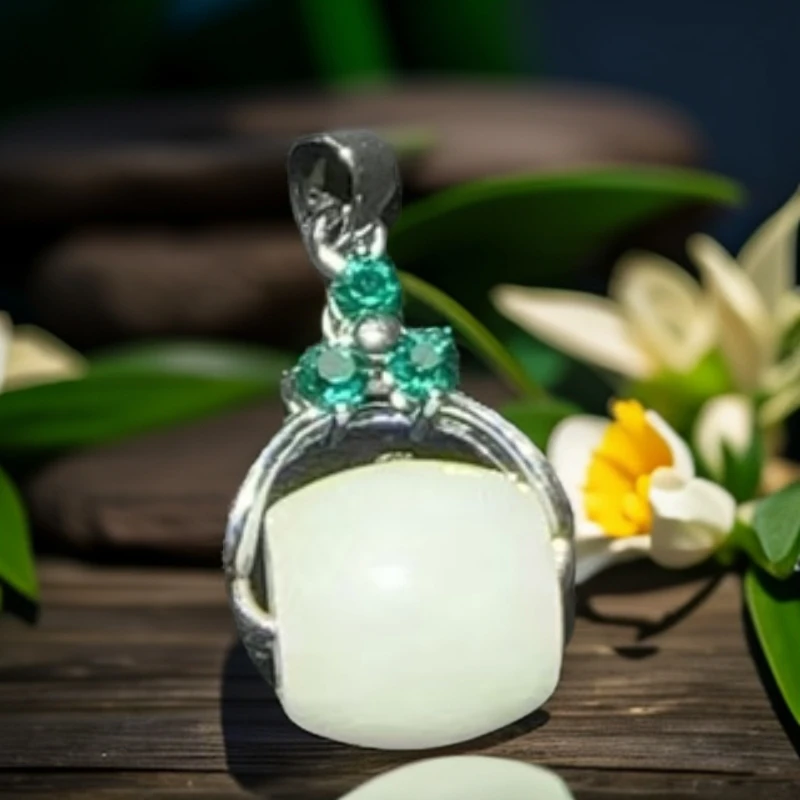 【珠宝清货】48-天然A货翡翠（多样性）路路通吊坠