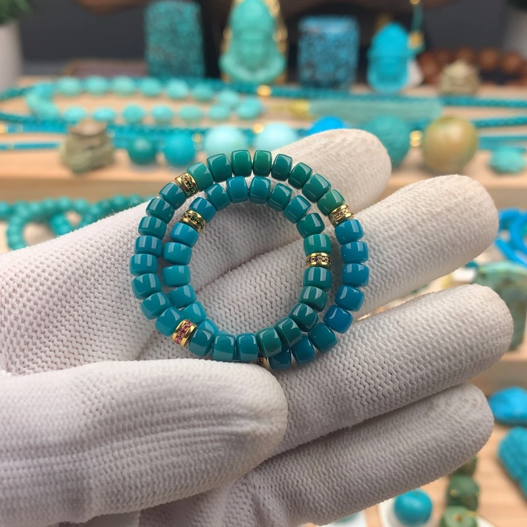 绿松石珠宝奇石未镶嵌4.7