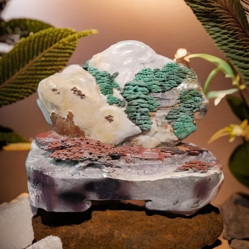 【山水人家】家居摆件客厅玄关摆件乔迁送礼馈赠佳品