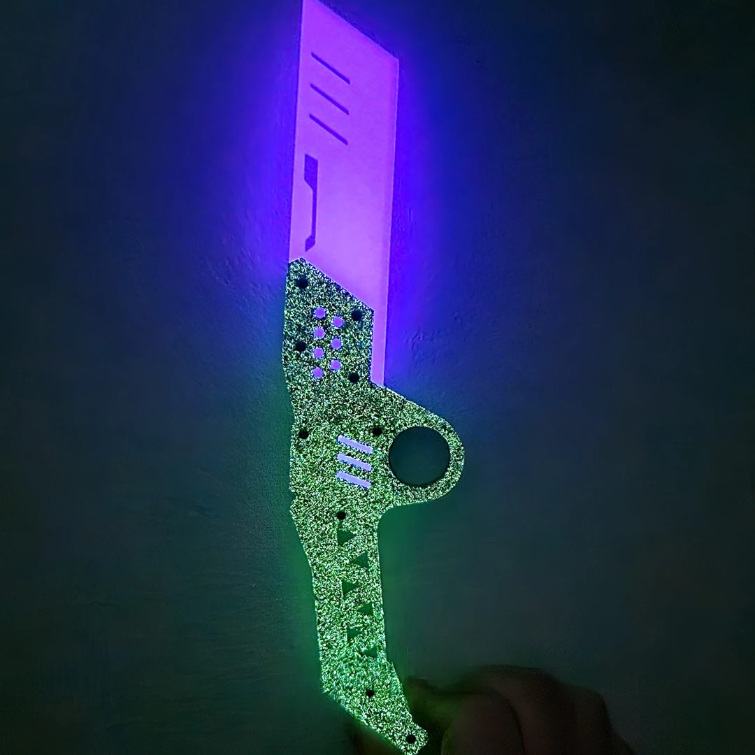 黑夜星空弹射刀/萝卜刀/爪刀弹射弹射刀萝卜刀