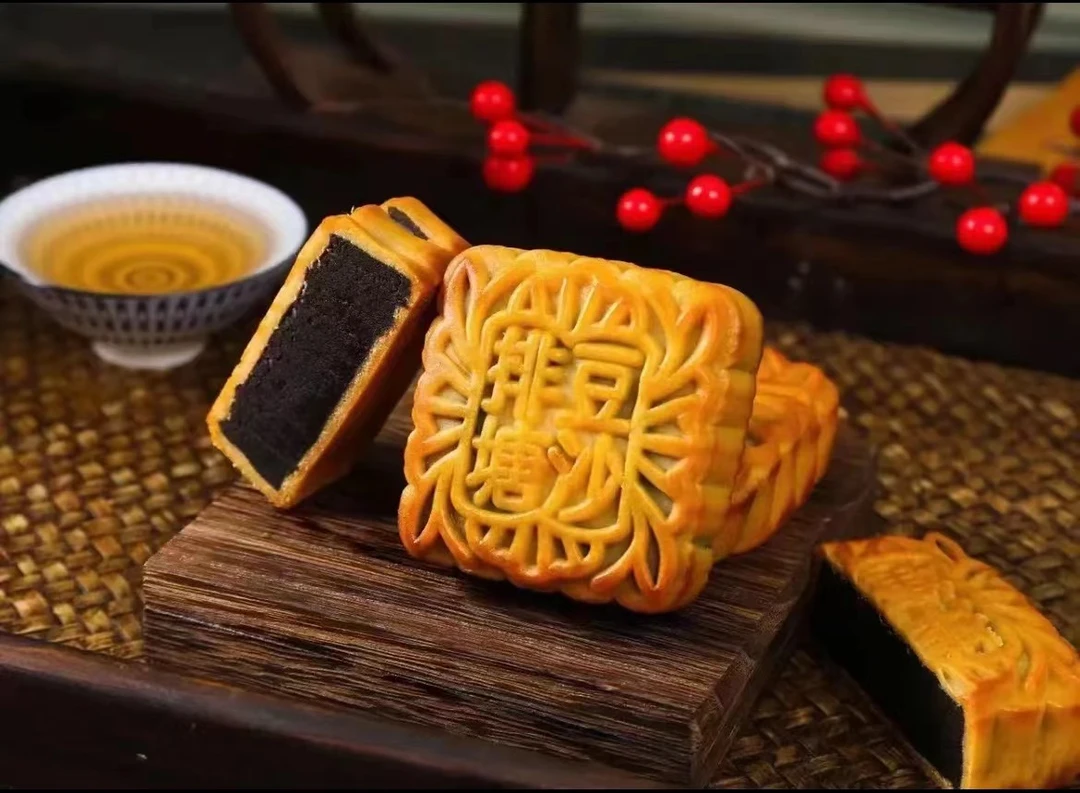 排塘招牌豆沙月饼传统味道非遗传承广西中秋礼