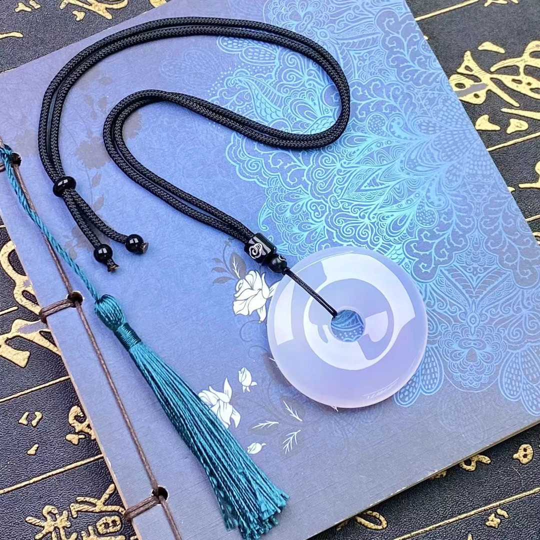 2216204/天然玛瑙平安扣吊坠简约大气款  多样性一件发