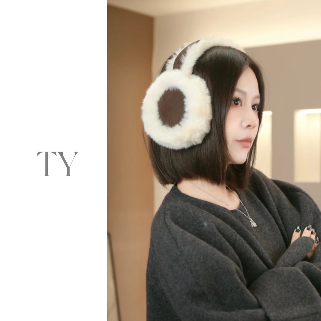2025新款毛绒耳罩女秋冬韩版可爱保暖骑行护耳防寒耳套冬季耳暖