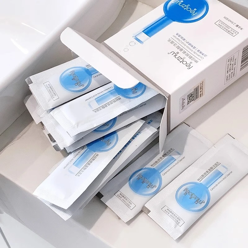 30片！氨基酸洗面奶女旅行装次抛深层清洁收缩毛孔控油卸妆洁面乳