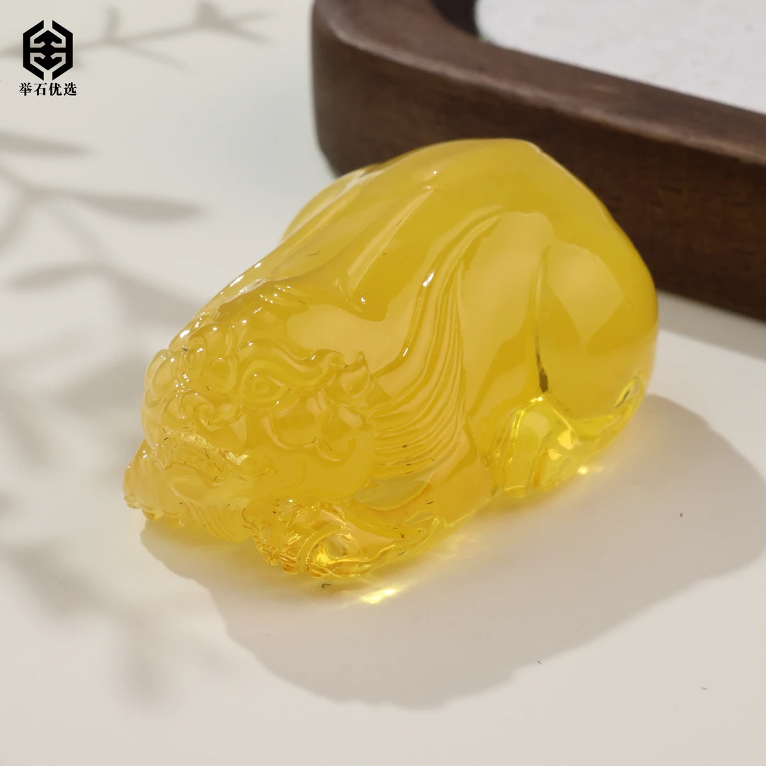 【举石优选】X09-H53-173蜜蜡饰品 (一件/约50*32*22mm）E