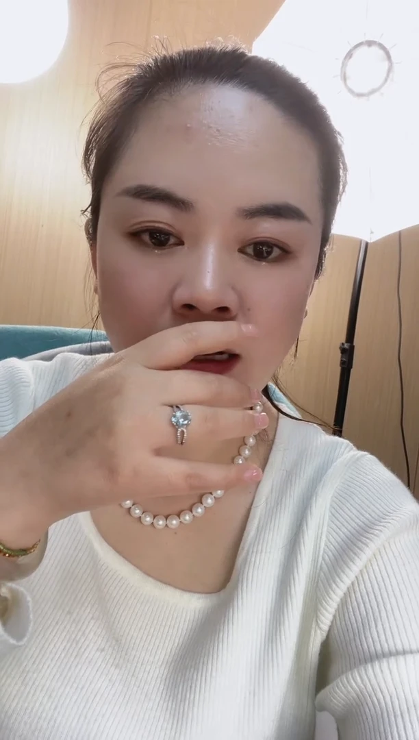 【闪购商品】海蓝宝石戒指银S925镶嵌 S0107-S369-178多样性发