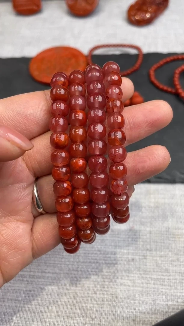 【闪购商品】南红玛瑙珠串多样性发一件未镶嵌 S1212-S1008-16