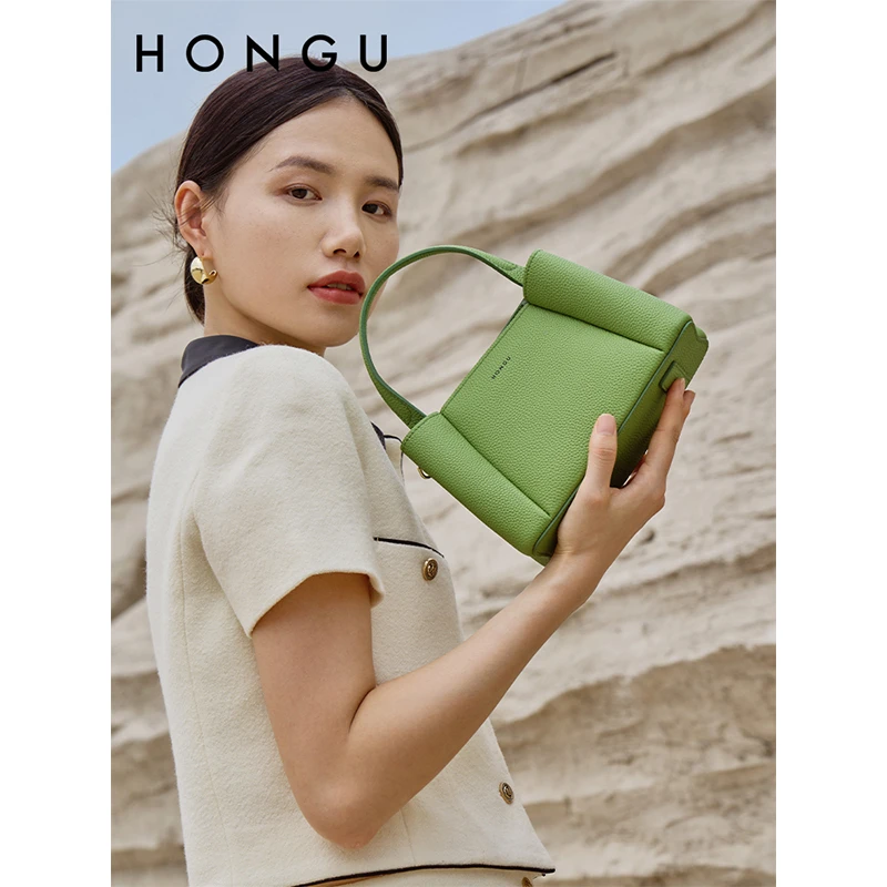红谷包包推荐轻奢时尚真皮美包上班族手提包女斜挎包潮H5145240A