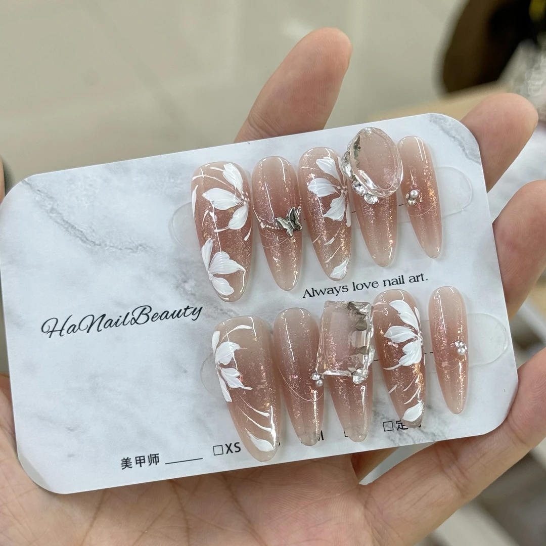 4993#美丫气质纯手工定制轻奢穿戴甲