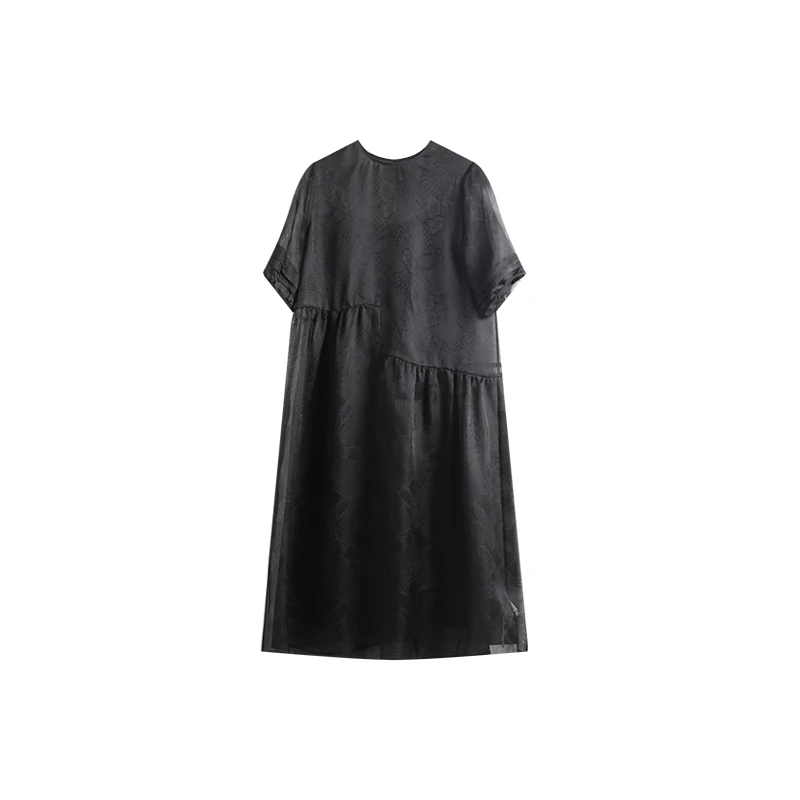 【果缎】新款桑蚕丝连衣裙 YJHY-662052