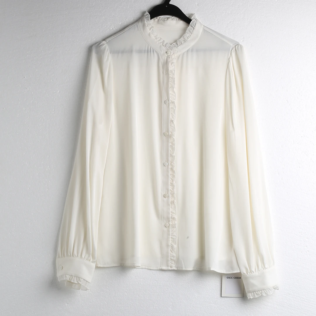 【果缎】新款夏季桑蚕丝衬衫 GSCC-CX038