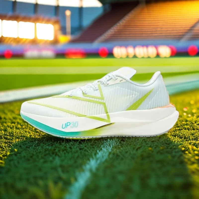 匹克UP3.0马拉松减震低帮回弹网面夏季竞速单网透气男鞋运动跑鞋