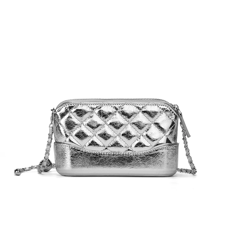 FANXI凡喜高级定制时尚气质百搭斜挎包F9092银色