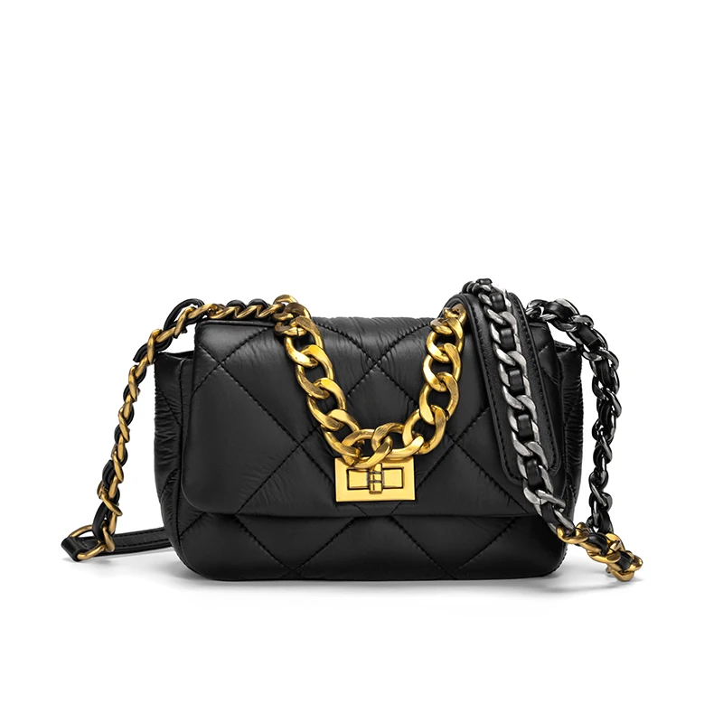 FANXI凡喜高级百搭时尚潮流单肩包F9055黑色