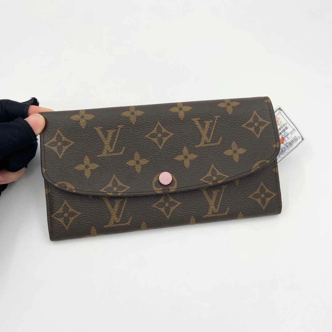 99新 LouisVuitton/路易威登 千楹/99新长款粉豆豆钱包83041020