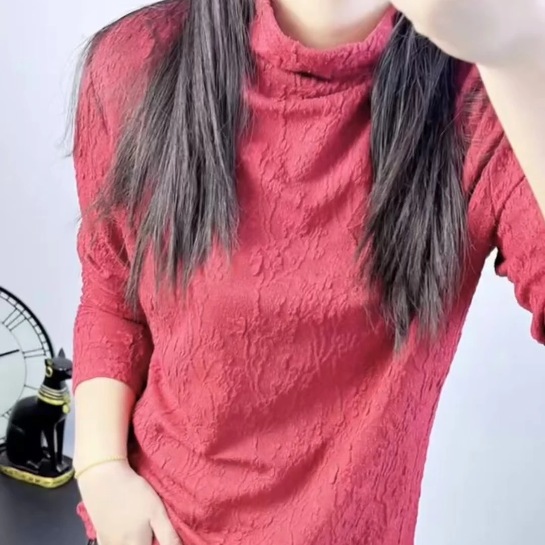 736胖依依2024秋冬新款打底衫