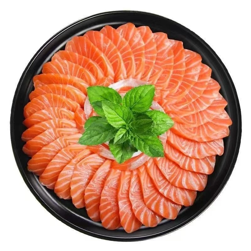 【双拼更美味】挪威进口三文鱼中段500g家庭聚会美食送半条希鳞鱼
