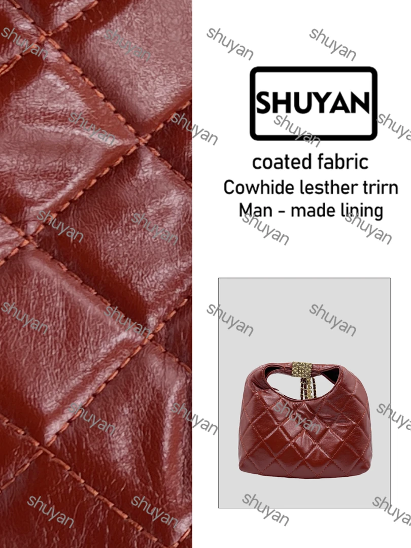 姝宴手工打造真皮女士新款包TA0287棕色22cm