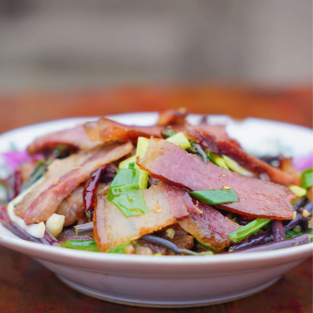 （乐乐专属）贵州德江纯手工腌制正宗土家柏树枝烟熏腊肉1000g