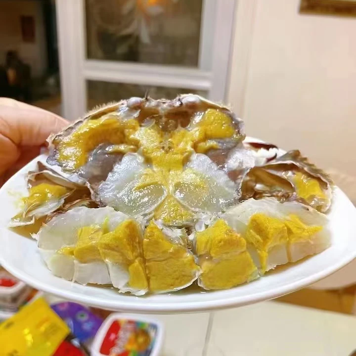 舟山巨无霸白膏呛蟹 7两左右/只 特大咸呛蟹腌制（生吃 不可蒸煮）