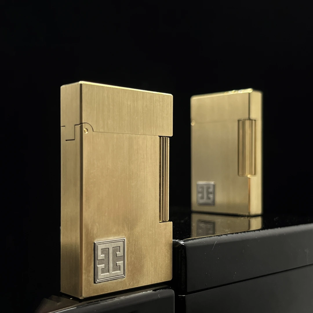 LANYSTER【声音党 · 卍字纹白铜】充气款纯铜朗声打火机 裸机无礼盒