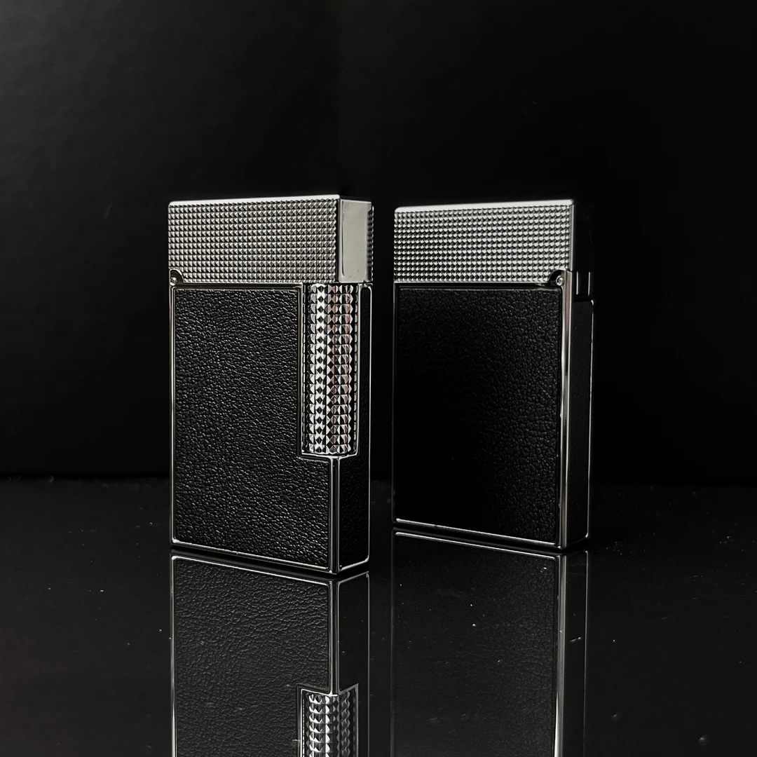 calories【银头 · 四面 · 黑衣人】充气纯铜朗声打火机 裸机无礼盒