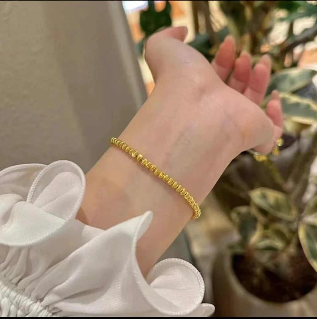 钛钢手链 猫眼珠珠时尚百搭气质简约精美手链