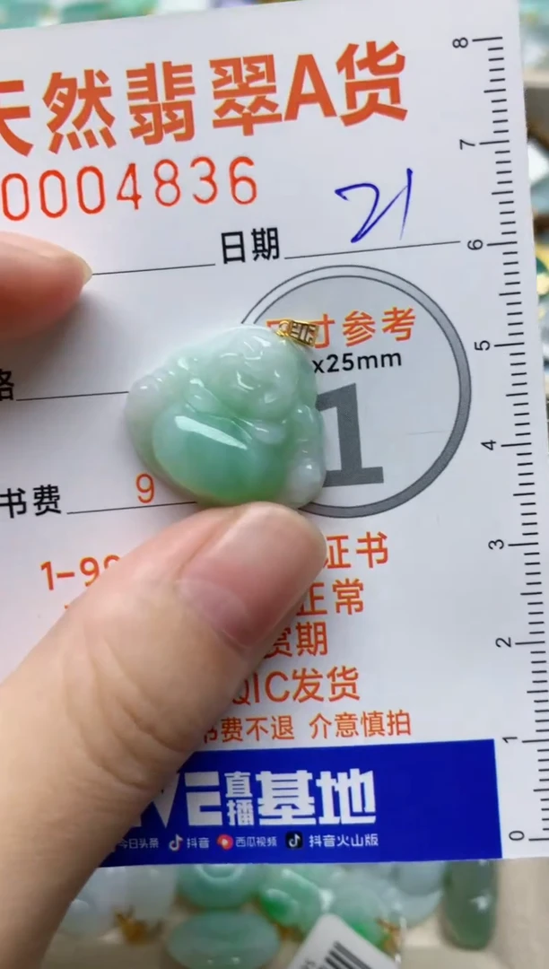【闪购商品】翡翠颈饰未镶嵌天然缅甸A货翡翠21