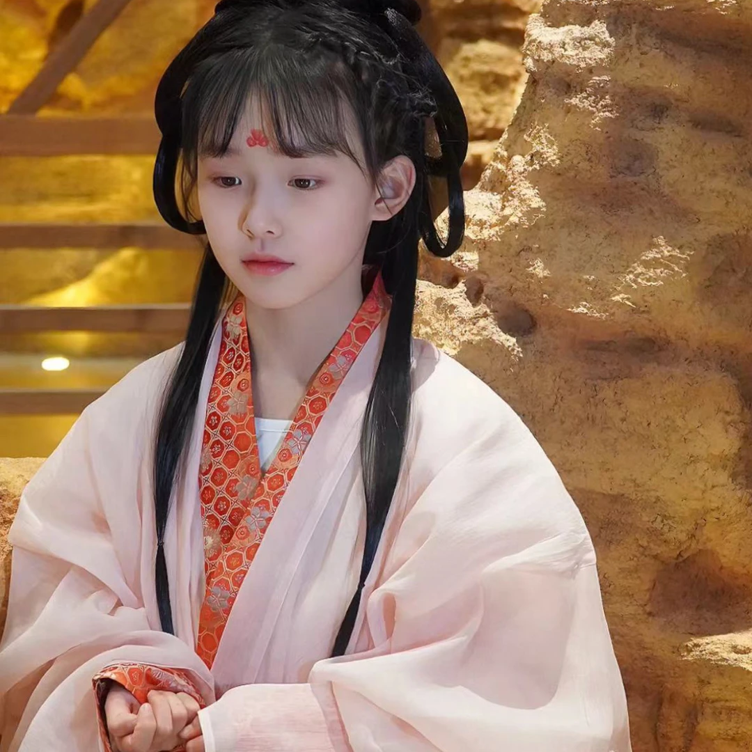 格格粉专属同款《月兮花宸》青少年童装战国袍汉服