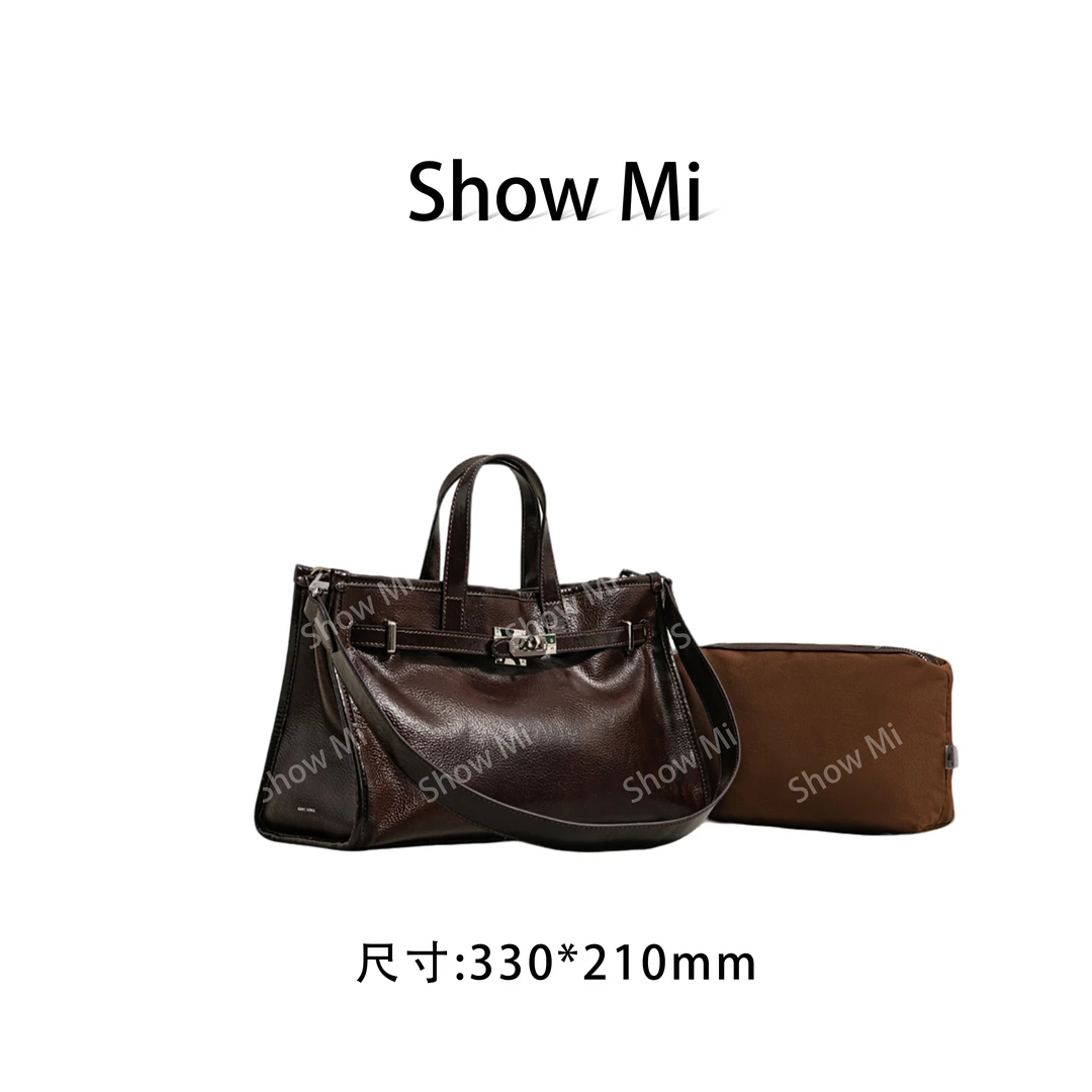 【Show Mi】SK-62676-焦糖棕-轻奢小众时尚百搭女士包包sm