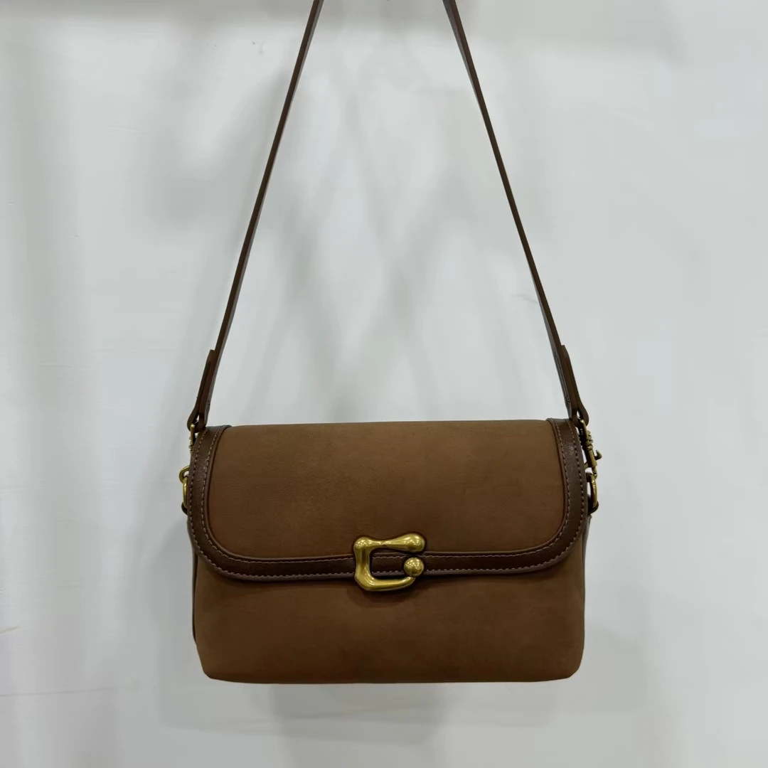 【Show Mi】QYX-9609-复古棕-轻奢小众时尚百搭女士包包sm