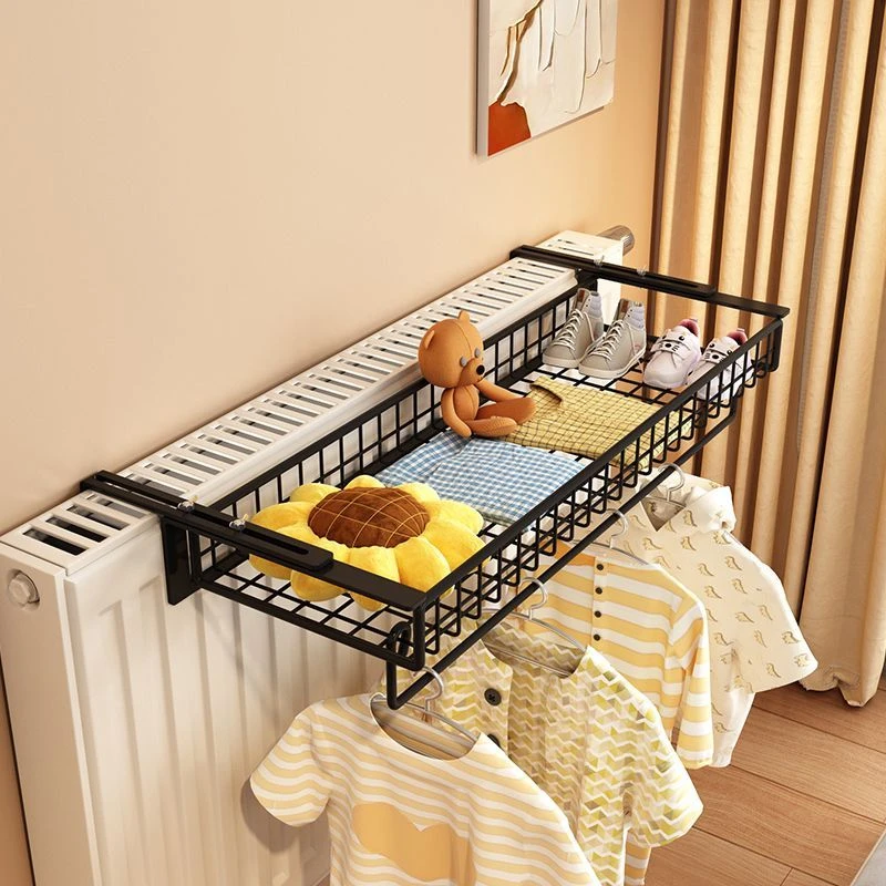 暖气片晾衣架家用暖气管上置物架烘干架衣架烘干衣服晾晒专用挂钩