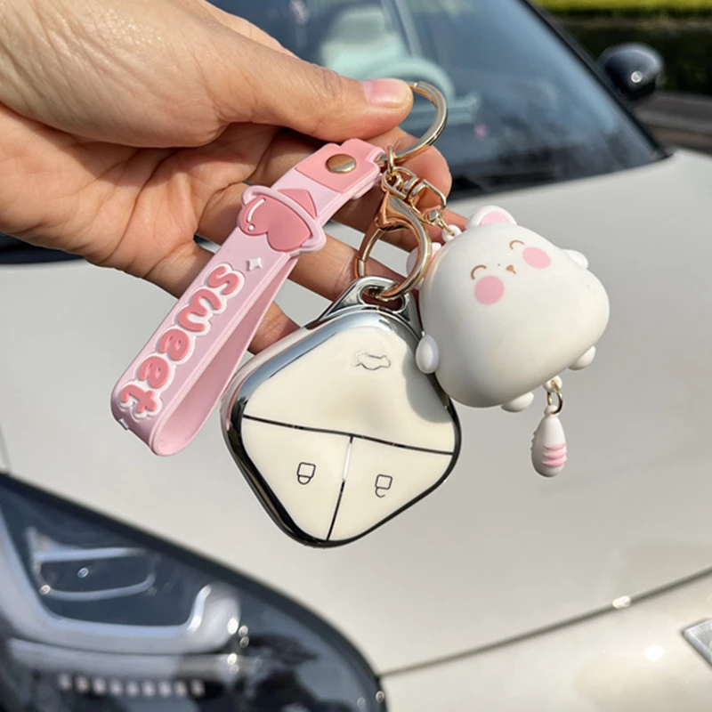 适用于五菱缤果钥匙套2023新款Airev晴空宝骏kiwiEV可爱车钥匙包i