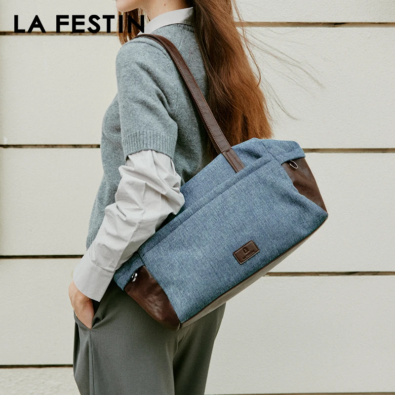 【清仓】【拉菲斯汀】牛皮旅游出行包单肩斜跨大容量托特包622336