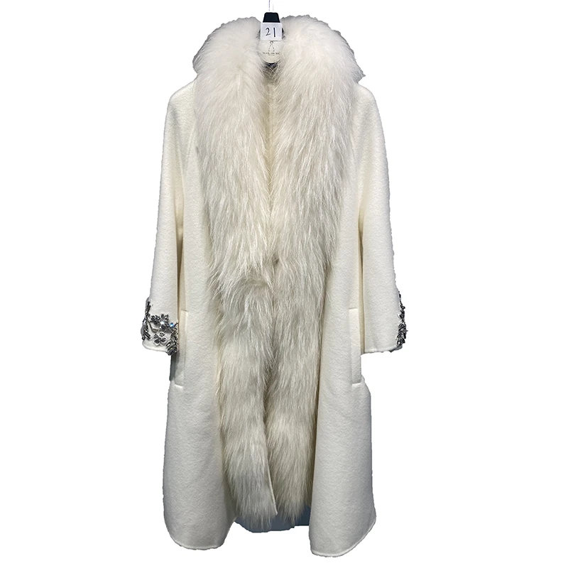 【浪漫恋人】 M022 设计师设计秋冬重工气质百搭女装大衣毛呢外套