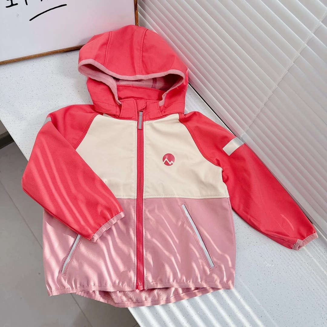 【短码数只有2-3Y】韩版男女宝宝春秋防风防水可爱连帽外套