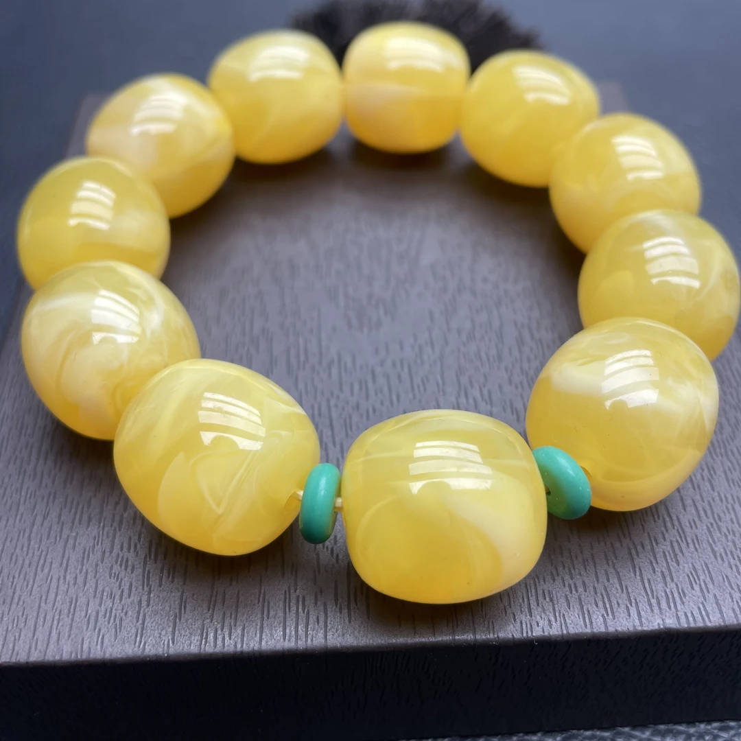 【镇店收藏 正品保障】 744精品黄色手链欧若风