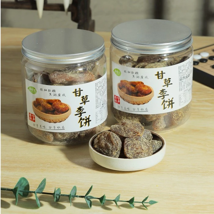 甘草无核李饼 网红零食潮汕特产 酸甜李子休闲果脯甘草梅饼李子干