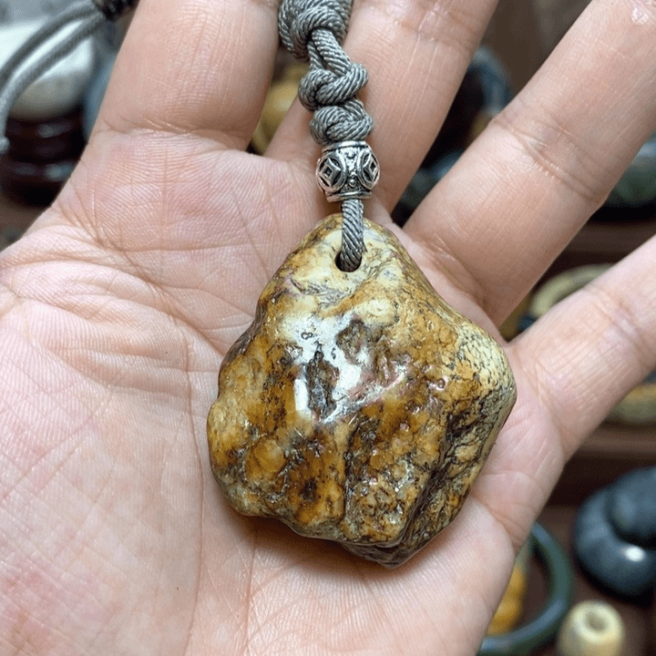 岫岩河磨玉（透闪石质玉）挂件未镶嵌