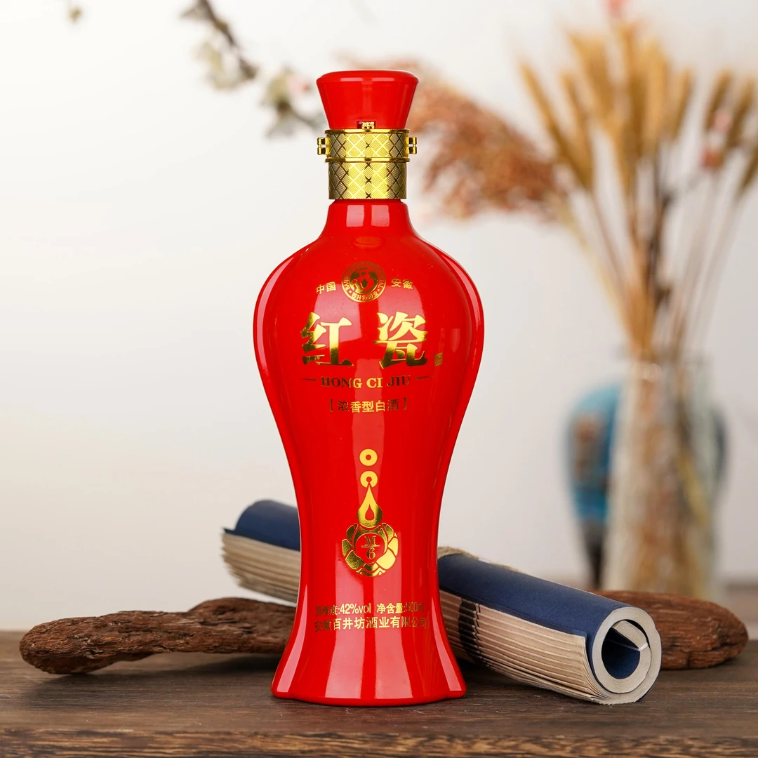 百井坊【红瓷M6】浓香型白酒42度500ml